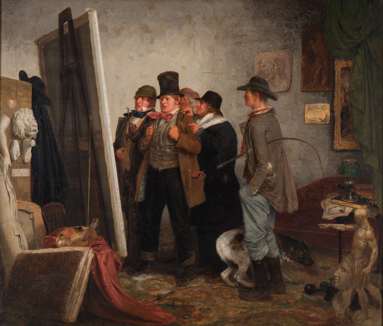 Vidékértők, 1855 alkotó: Johannes Adam Simon Oertel