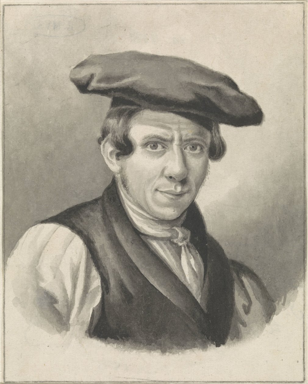 Johannes Boshamer önarcképe alkotó: Johannes Boshamer