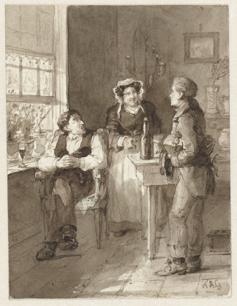 Az üzenetküldő alkotó: Johannes Christiaan d