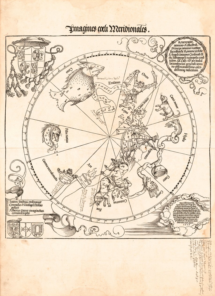 Képek a déli égboltról alkotó: Johannes; Dürer Stabius