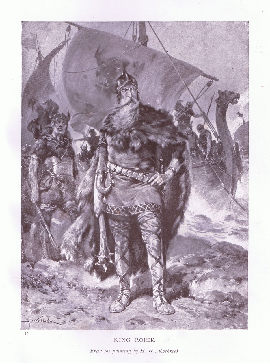 Rorik király, 1920-as évek alkotó: Johannes Hermann Barend Koekkoek