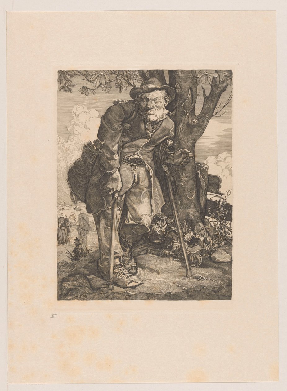 Koldus mankóval alkotó: Johannes Josephus Aarts