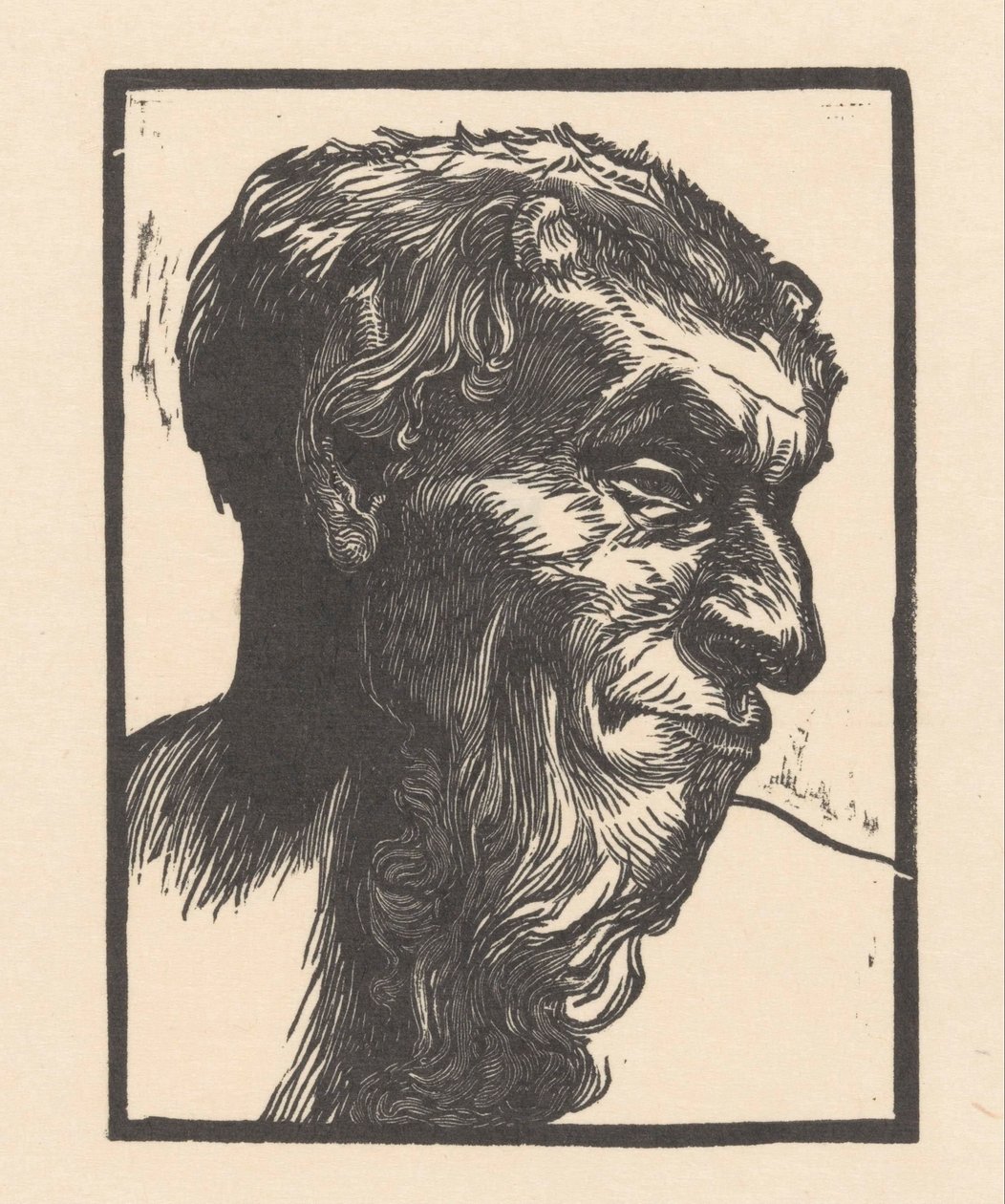 Egy faun feje alkotó: Johannes Josephus Aarts