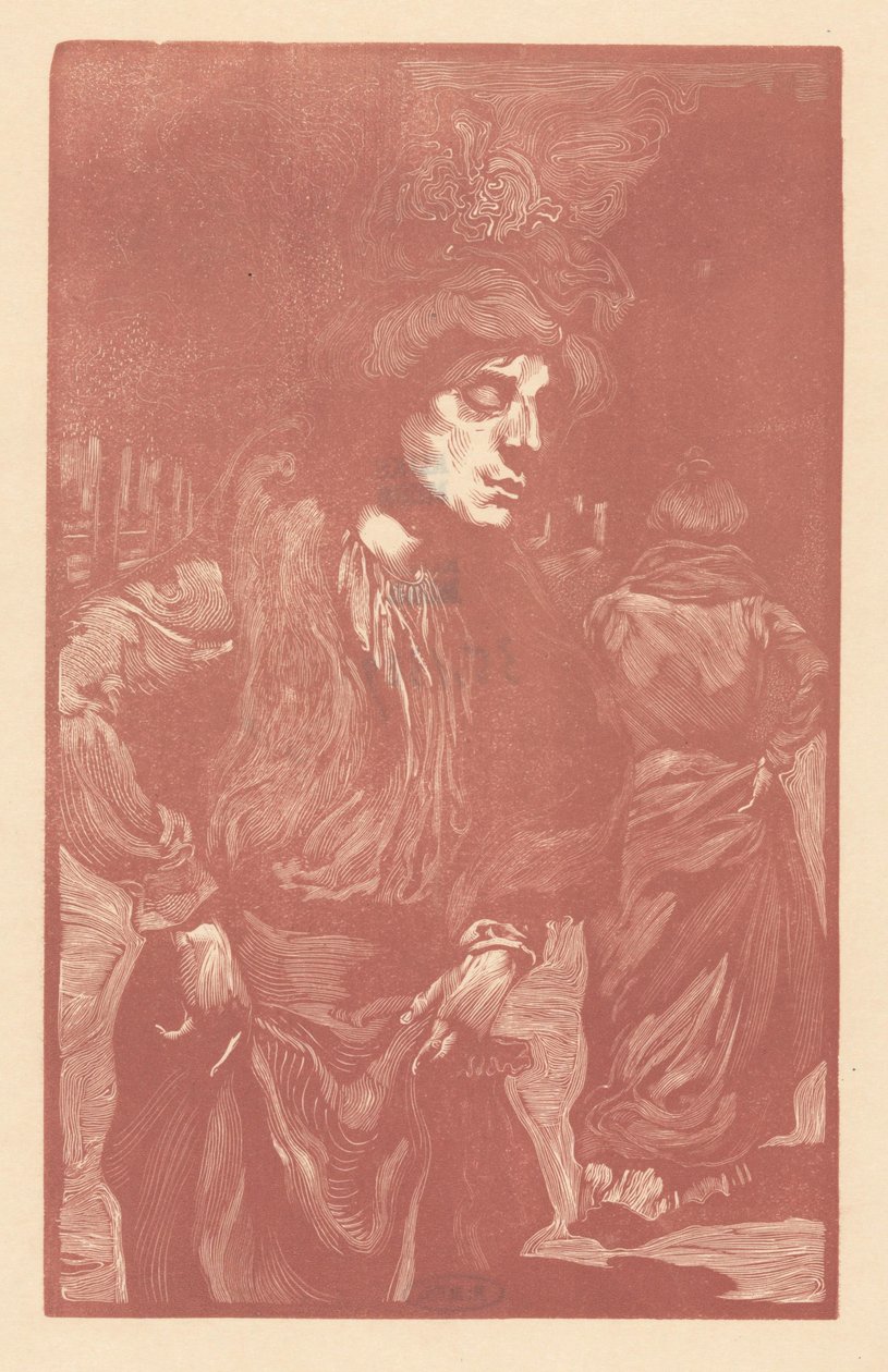 Két nő sétál az utcán alkotó: Johannes Josephus Aarts