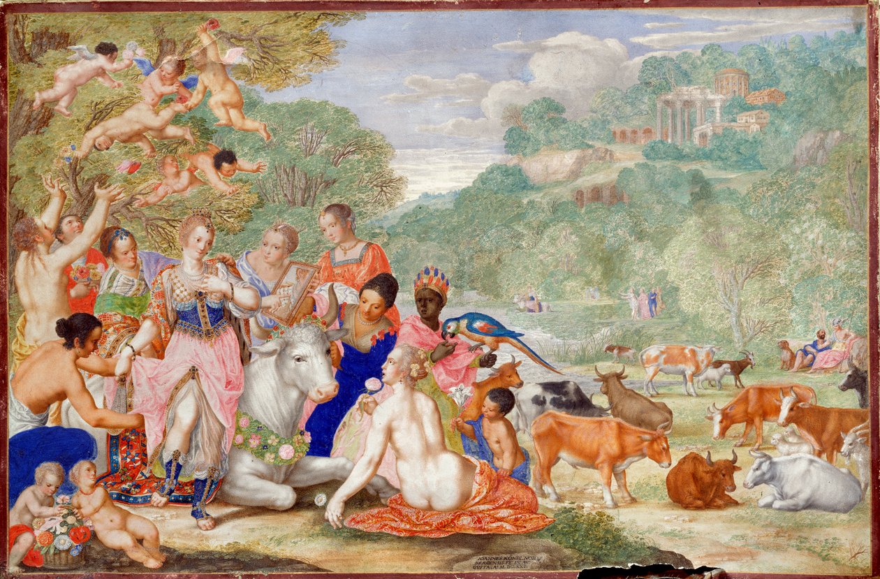Európa megerőszakolása, 1621. alkotó: Johannes Koenig