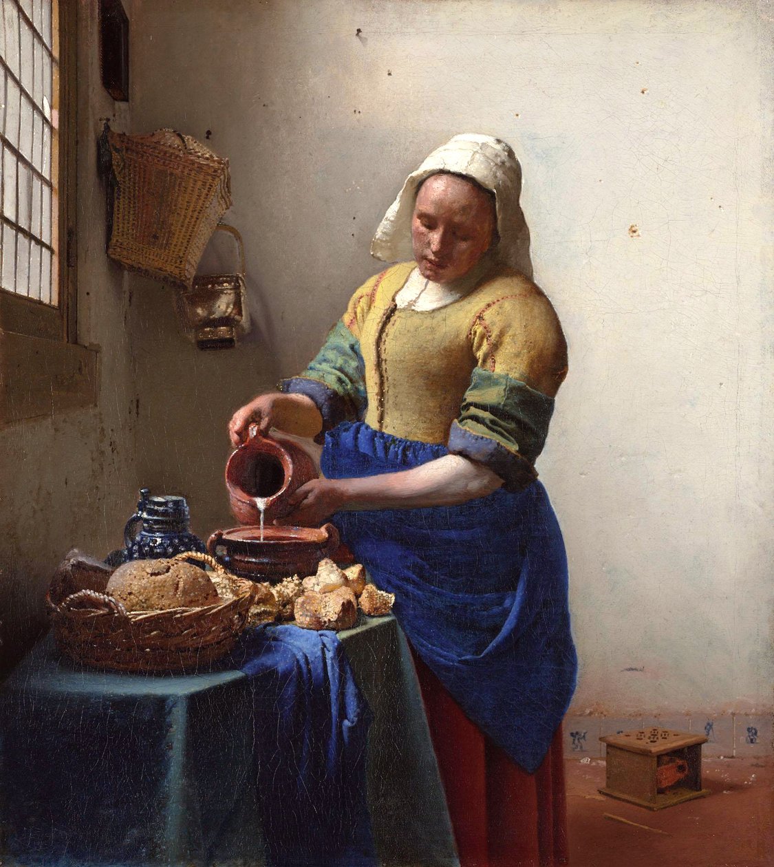 Arabul:  A tejeslány alkotó: Johannes Vermeer
