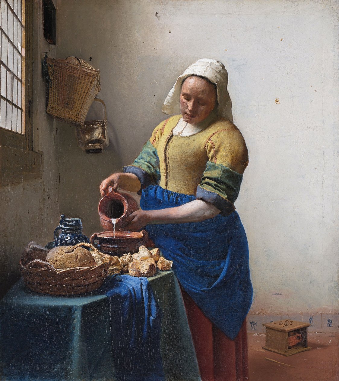 Holland: A tejeslány A tejeslány alkotó: Johannes Vermeer