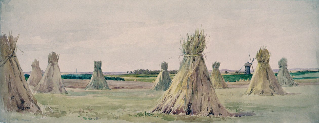 Agincourt-i csatatér, 1415. október 25. alkotó: John Absolon