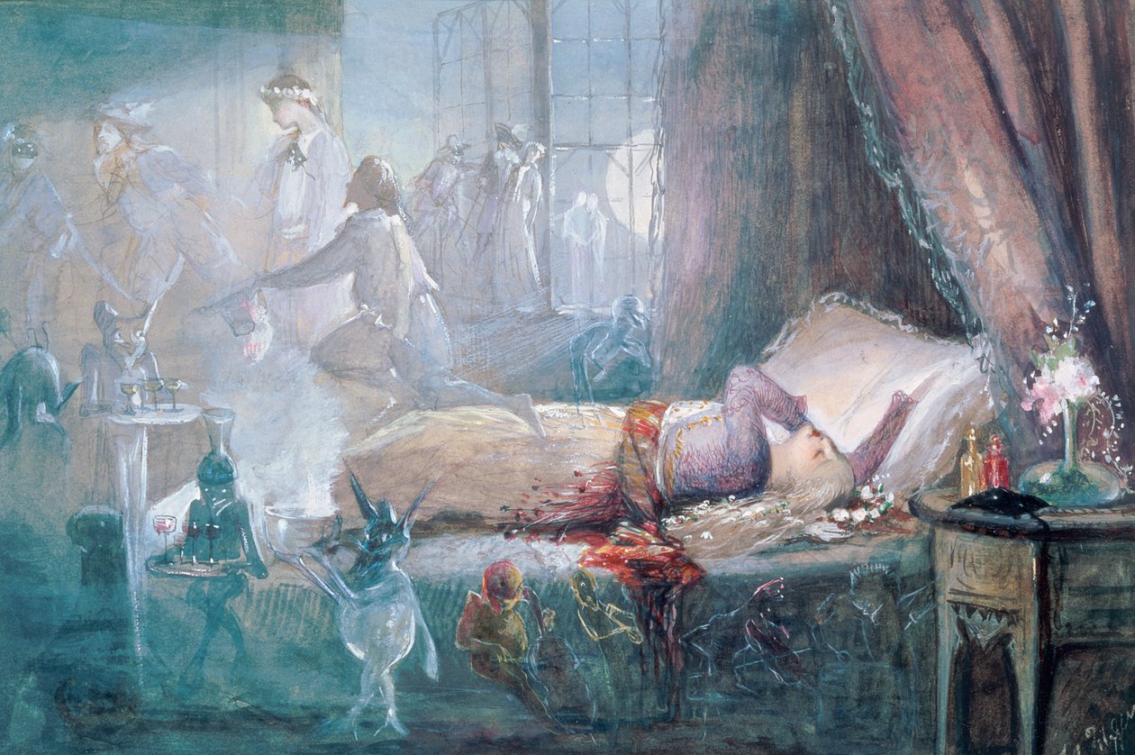 A cucc, amiből az álmok készülnek (lásd még: 109712) alkotó: John Anster Fitzgerald