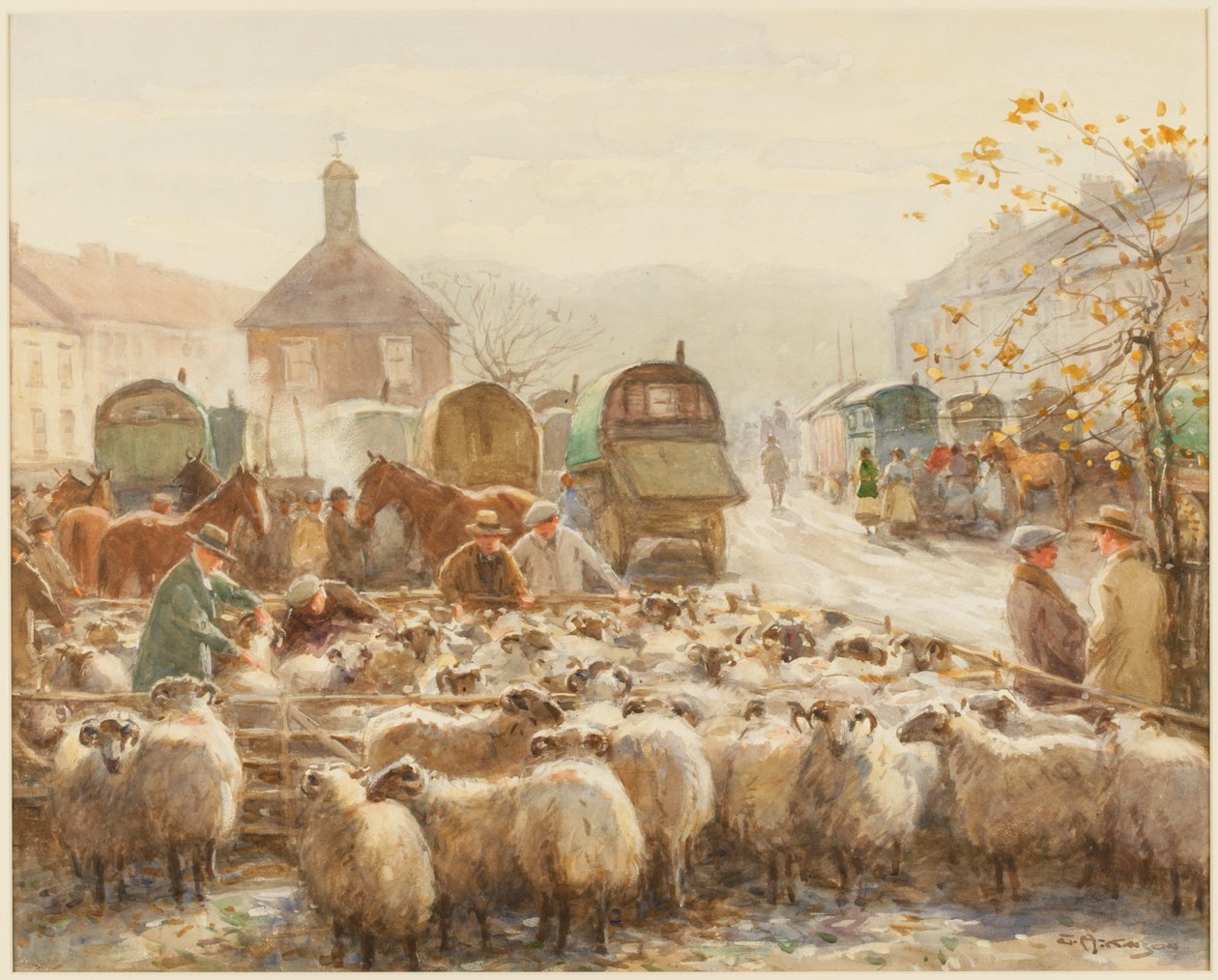 Yarm Fair (testszín) alkotó: John Atkinson
