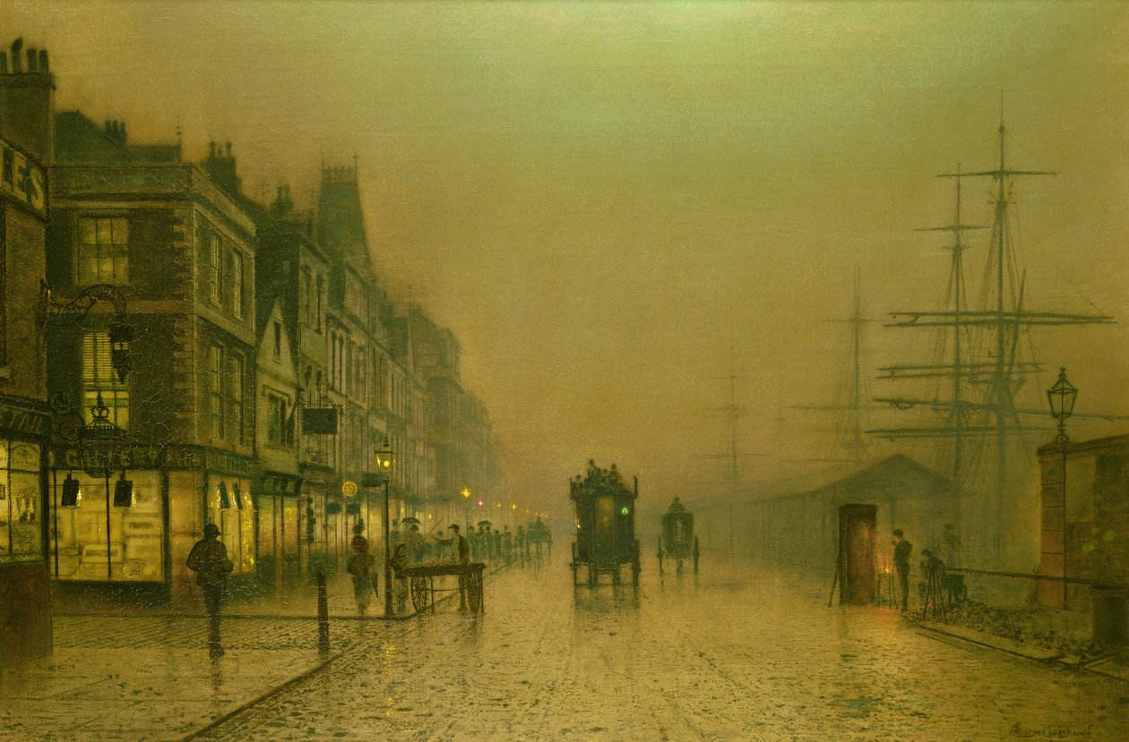 Liverpool dokkjai alkotó: John Atkinson Grimshaw