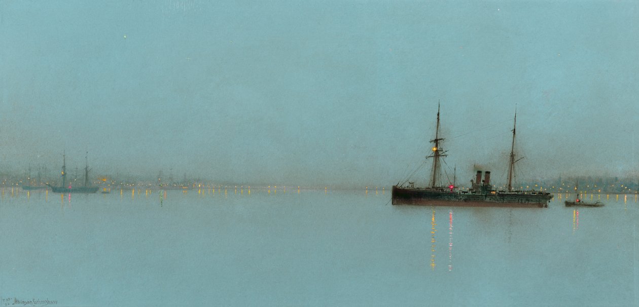 Port Light alkotó: John Atkinson Grimshaw