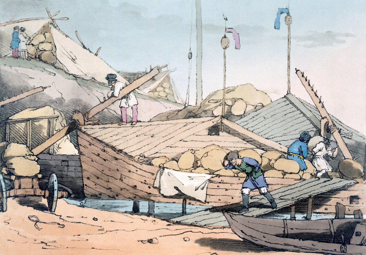 Kukoricakéreg, 1803 alkotó: John Augustus Atkinson