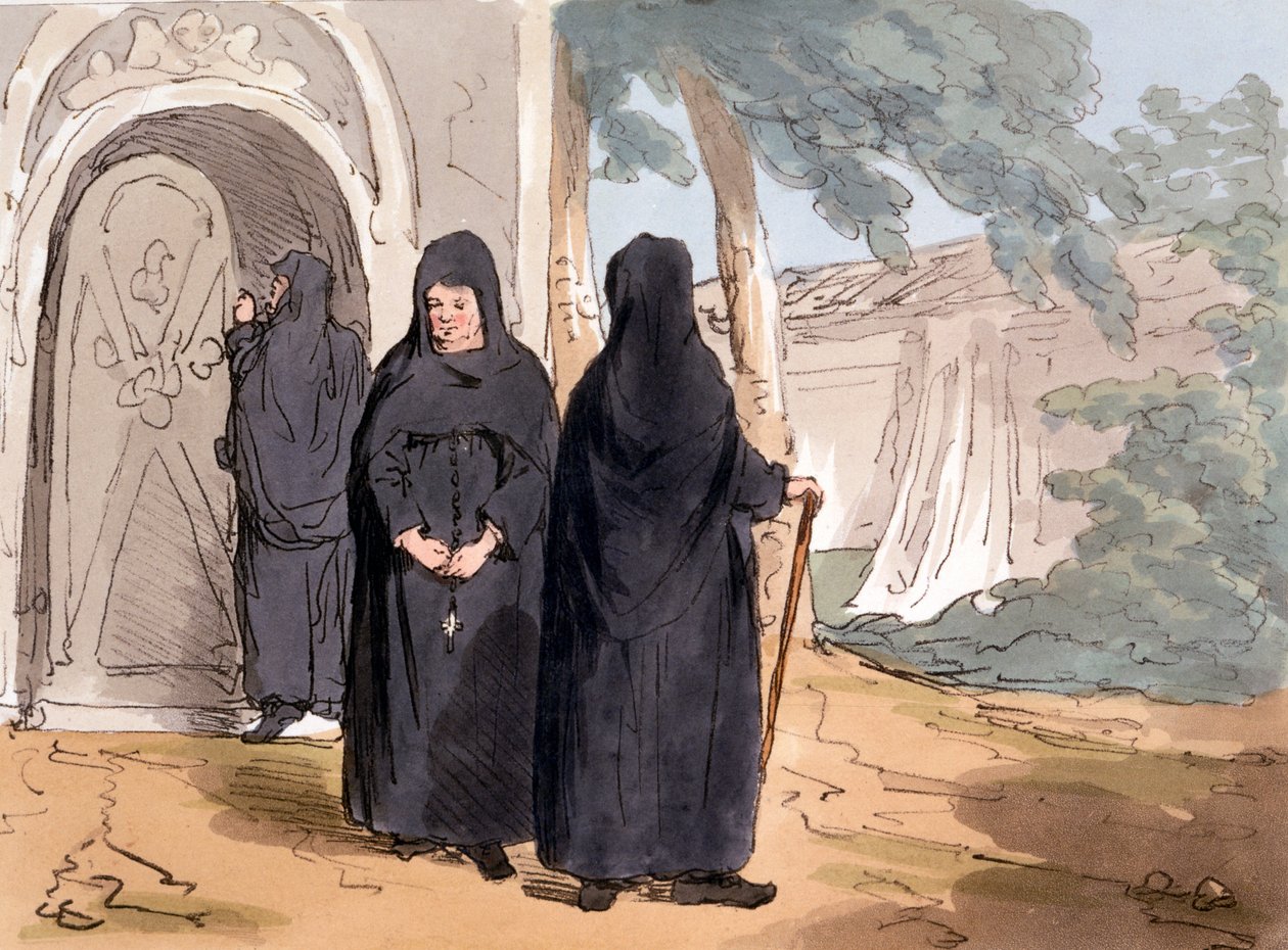 Apácák, 1804 alkotó: John Augustus Atkinson