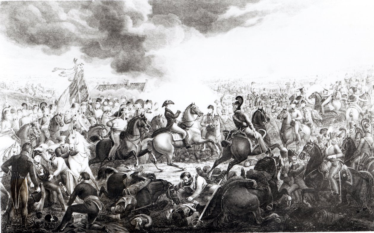 Wellington a waterlooi csatában, 1815. június 18 alkotó: John Augustus Atkinson