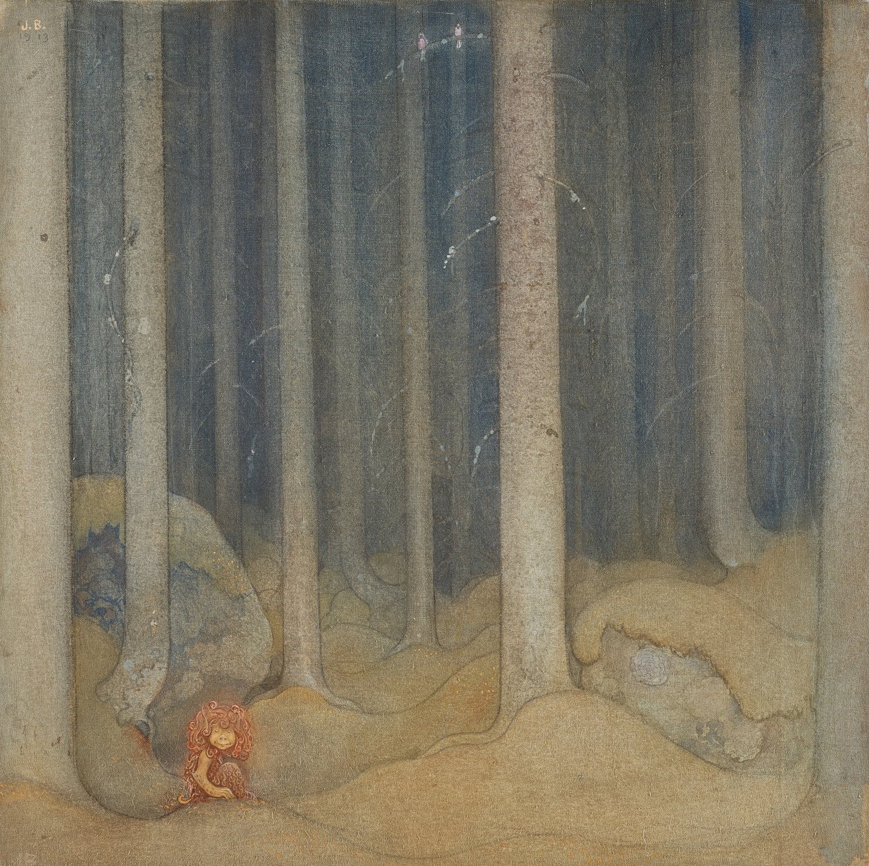 Púp az erdőben alkotó: John Bauer