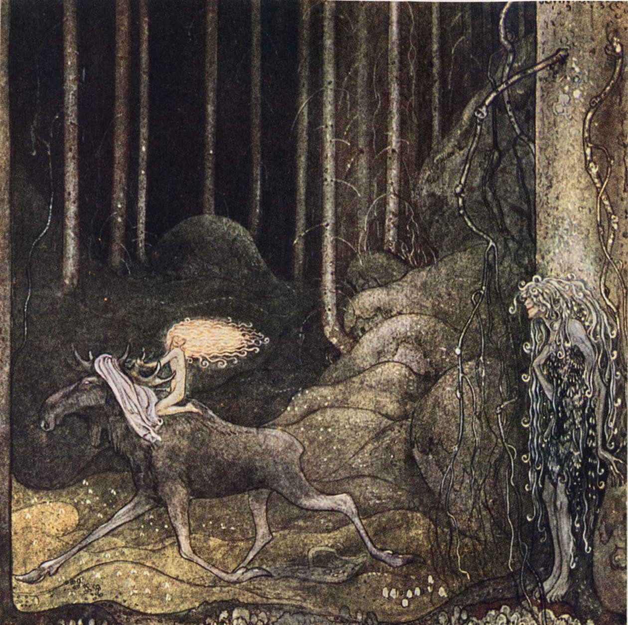 Skutt, a tündér és Tuvstarr kis hercegnő története alkotó: John Bauer