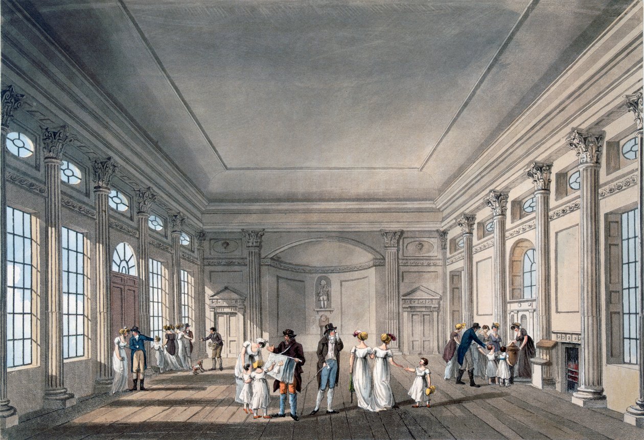 The Pump Room, Bath (akvatinta) alkotó: John Claude Nattes