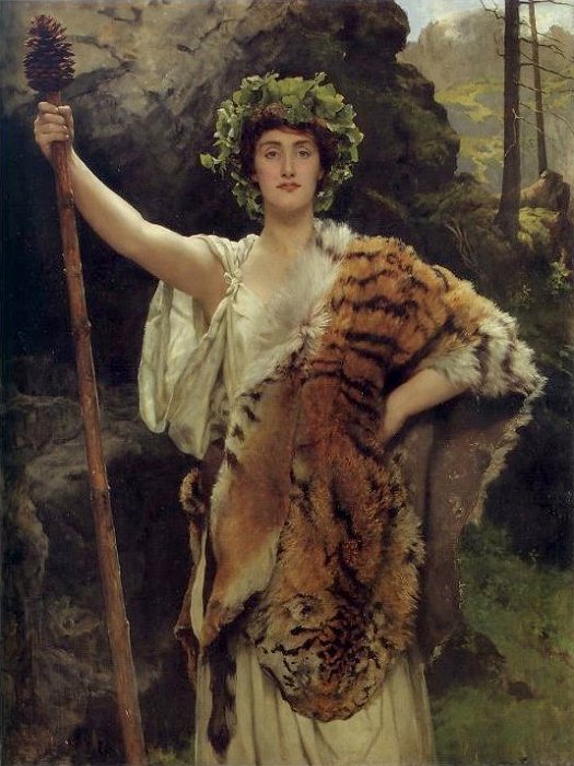 BacchusnFrancais papnője: La pretresse de Bacchusn alkotó: John Collier