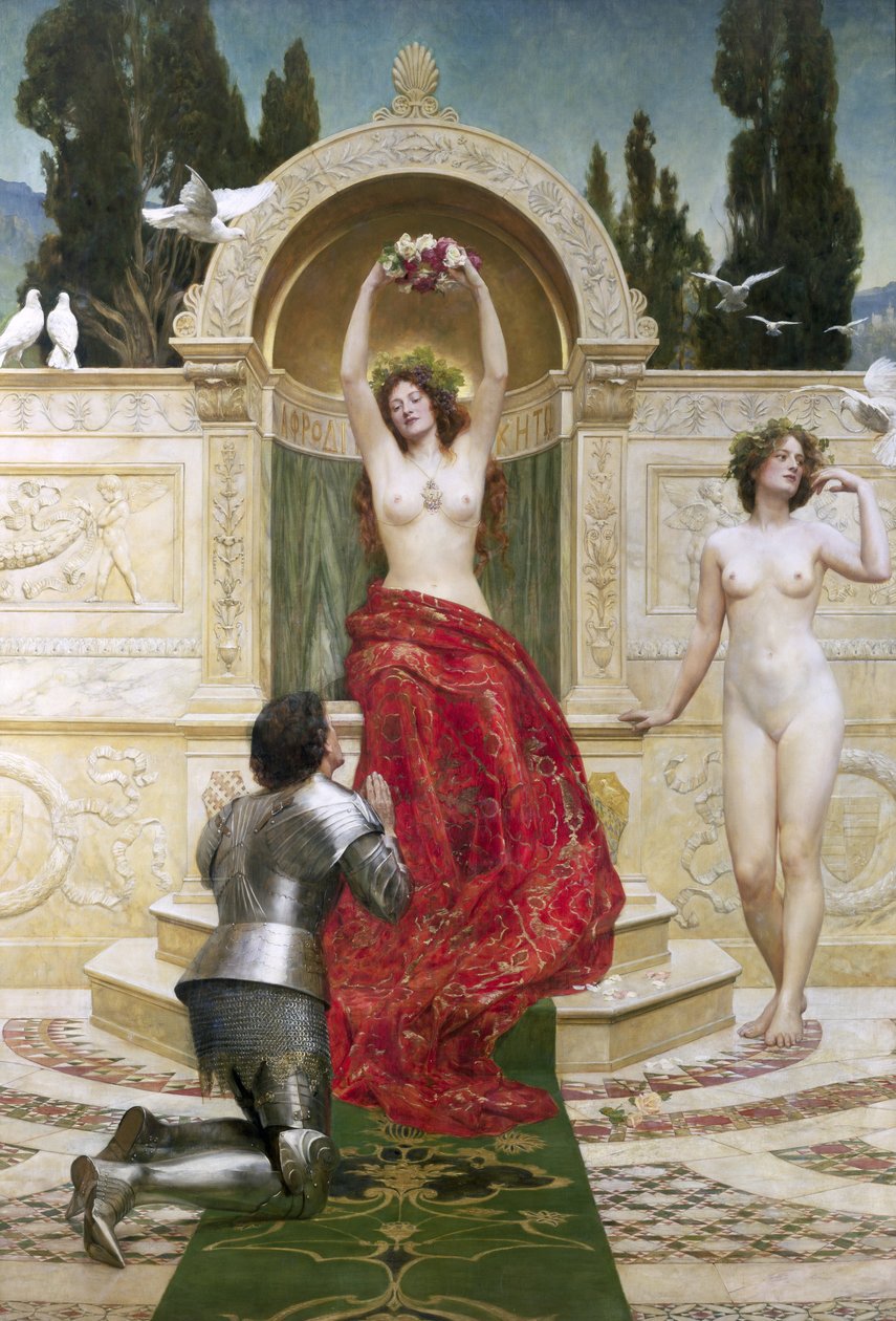 A Venusburgban (Tannhauser), 1901 alkotó: John Collier
