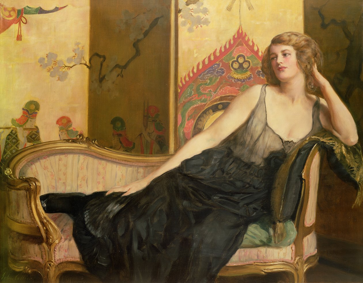 Fekvő Nő alkotó: John Collier