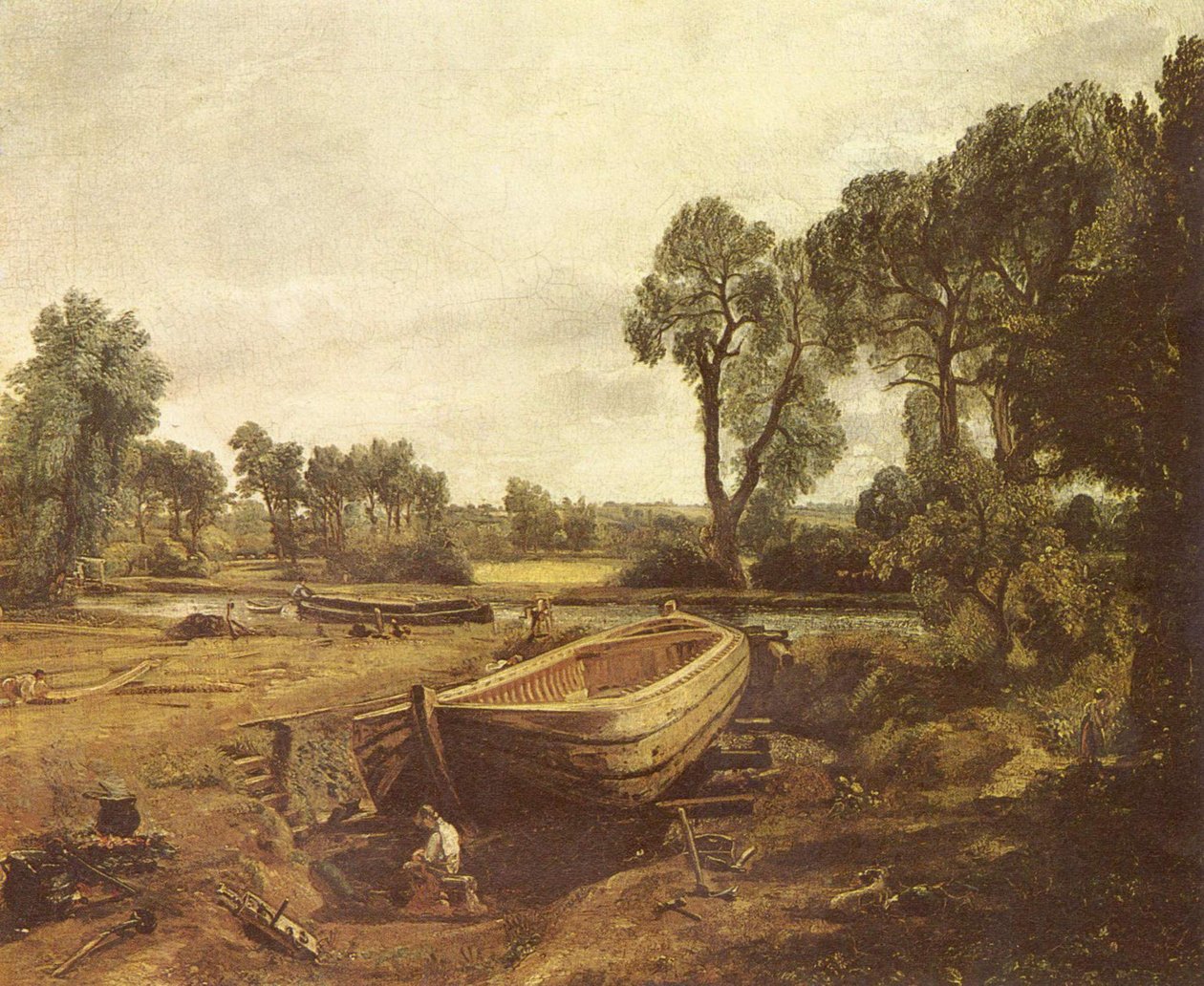 Bootsbau Flatfordban alkotó: John Constable