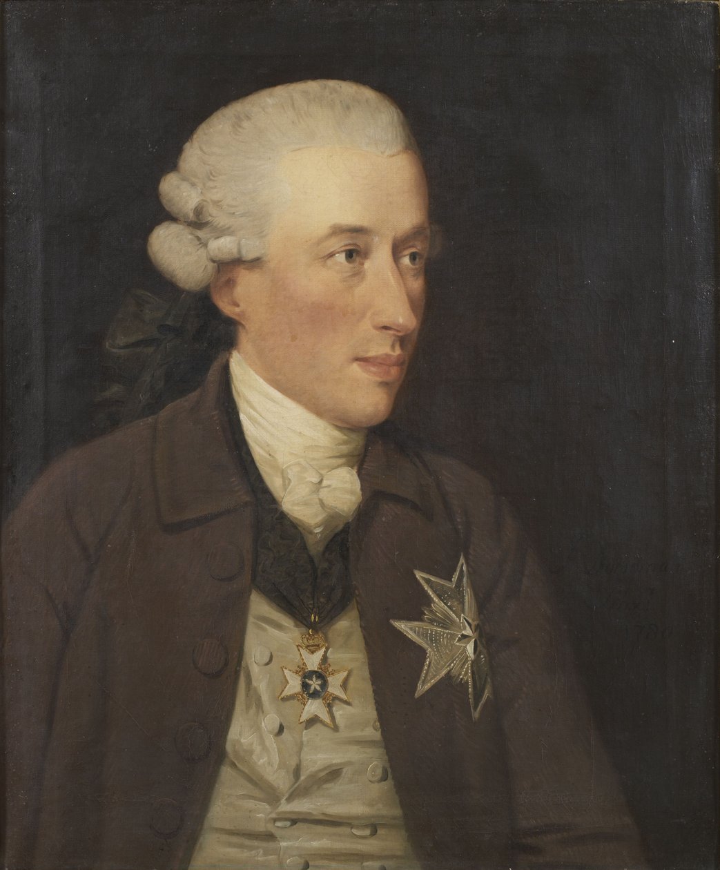 Gustaf Adam von Nolcken báró (1733-1813) arcképe alkotó: John Downman