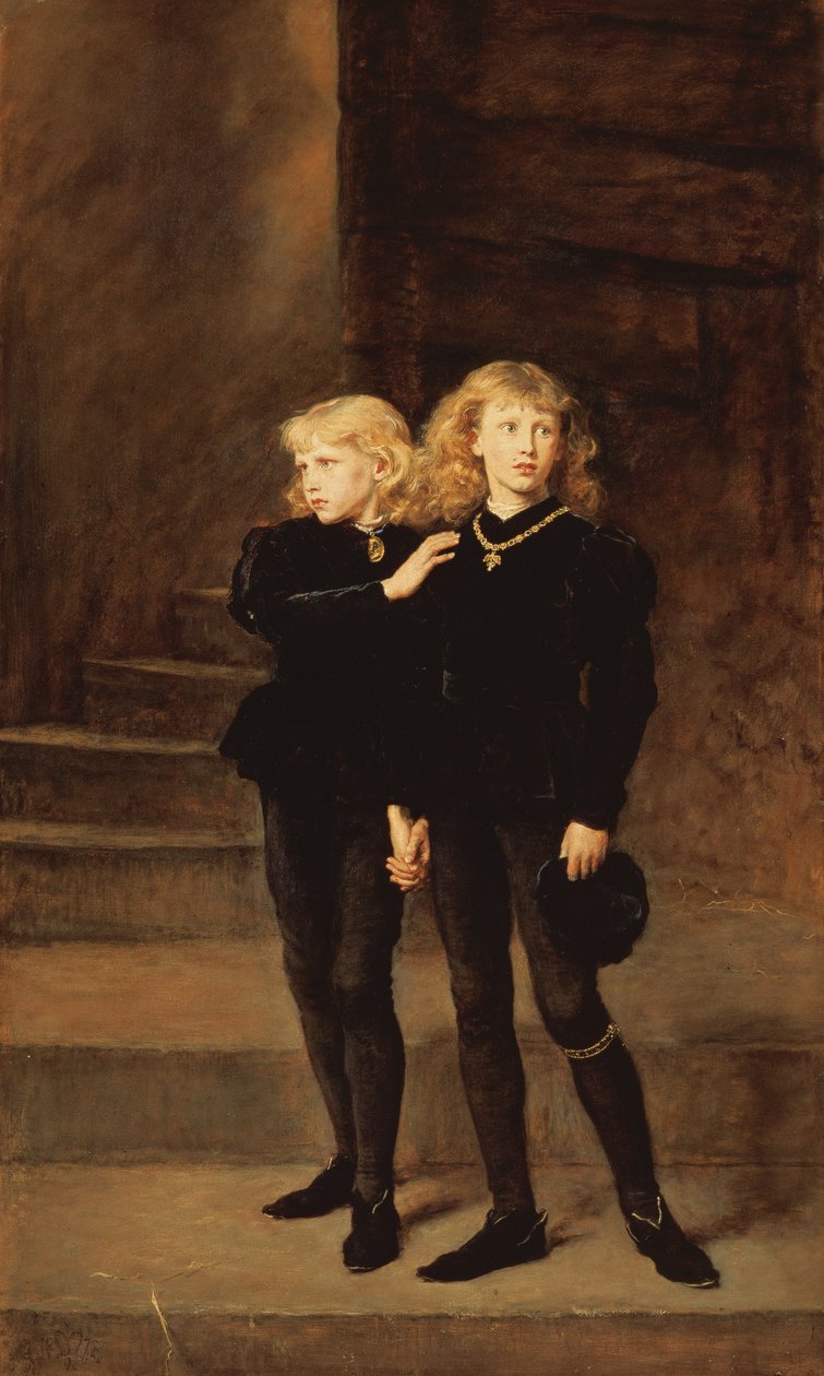 Edward és Richard hercegek a toronyban, 1878 alkotó: John Everett Millais