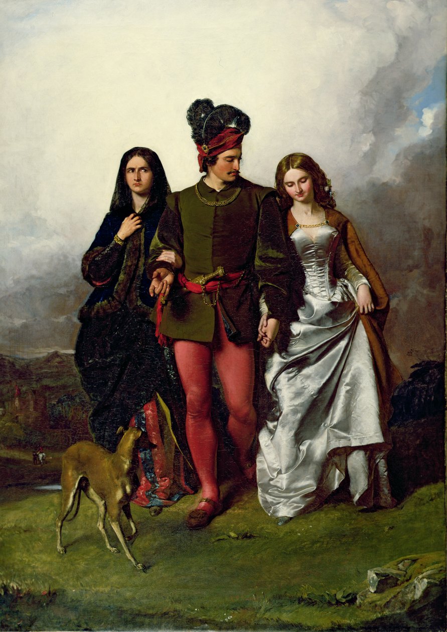 A kegyetlen nővér, 1851 alkotó: John Faed