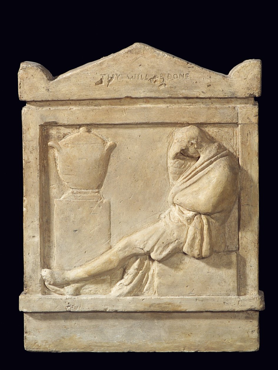 Emlékmű Thomas Brand tiszteletesnek, 1815-16 (gipsz) alkotó: John Flaxman
