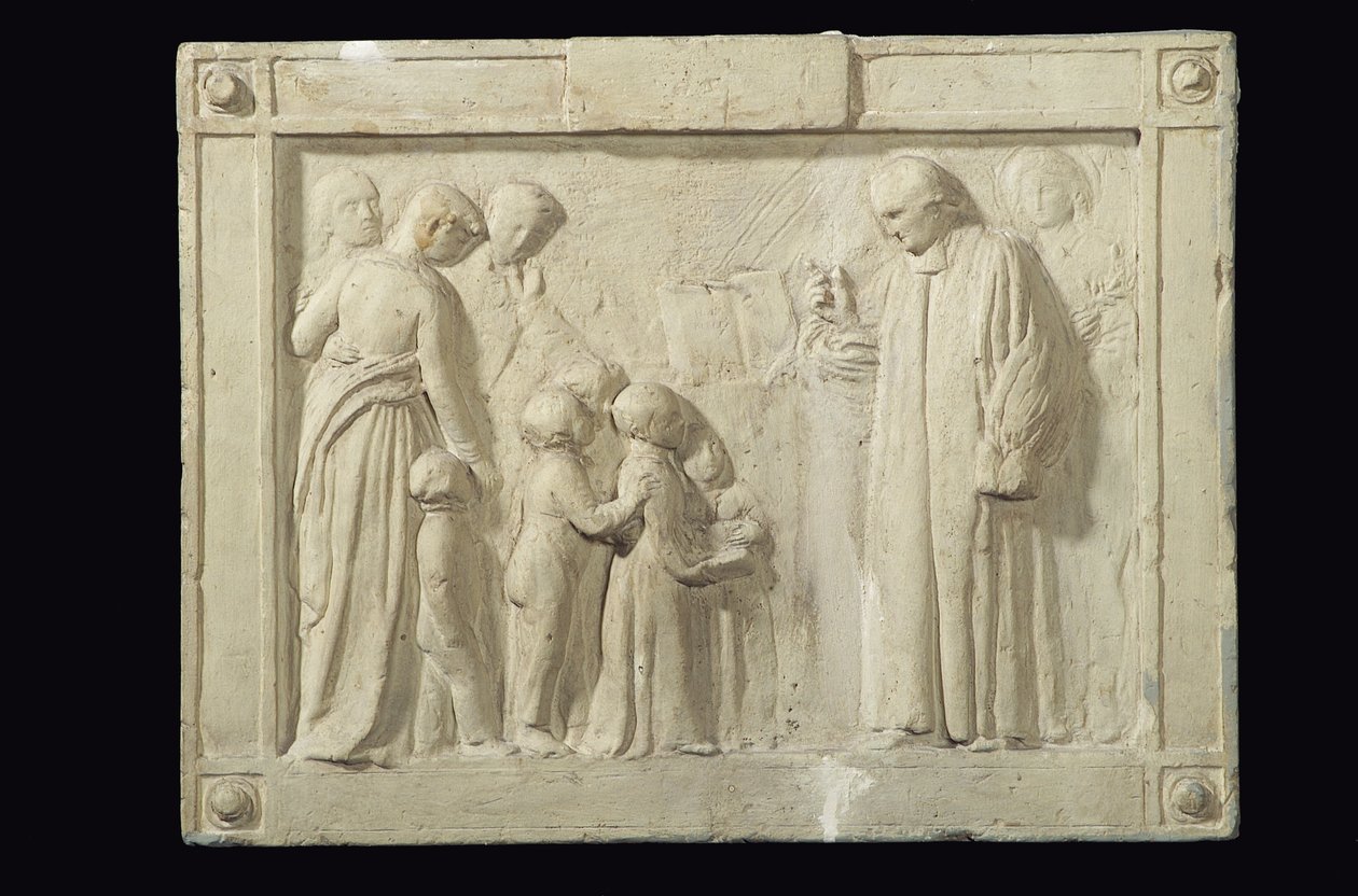 John Clowes tiszteletes emlékműve, 1819-20 (gipsz) alkotó: John Flaxman