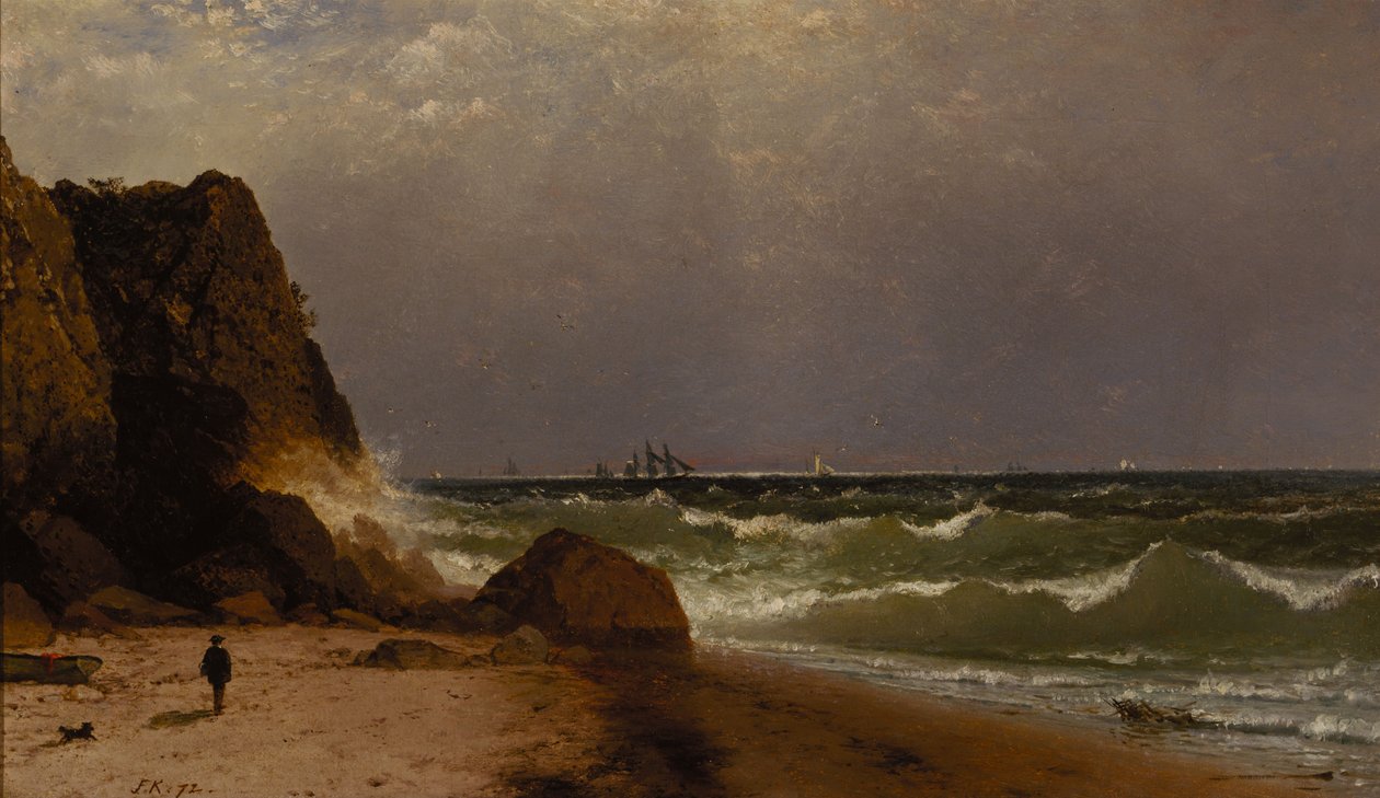Newport közelében, Rhode Island alkotó: John Frederick Kensett