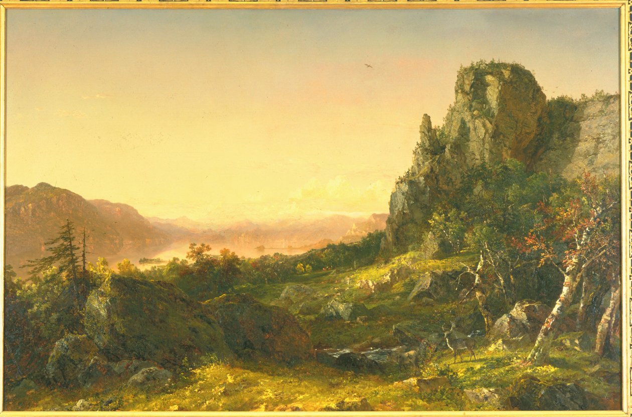 Sziklás táj, 1853 alkotó: John Frederick Kensett