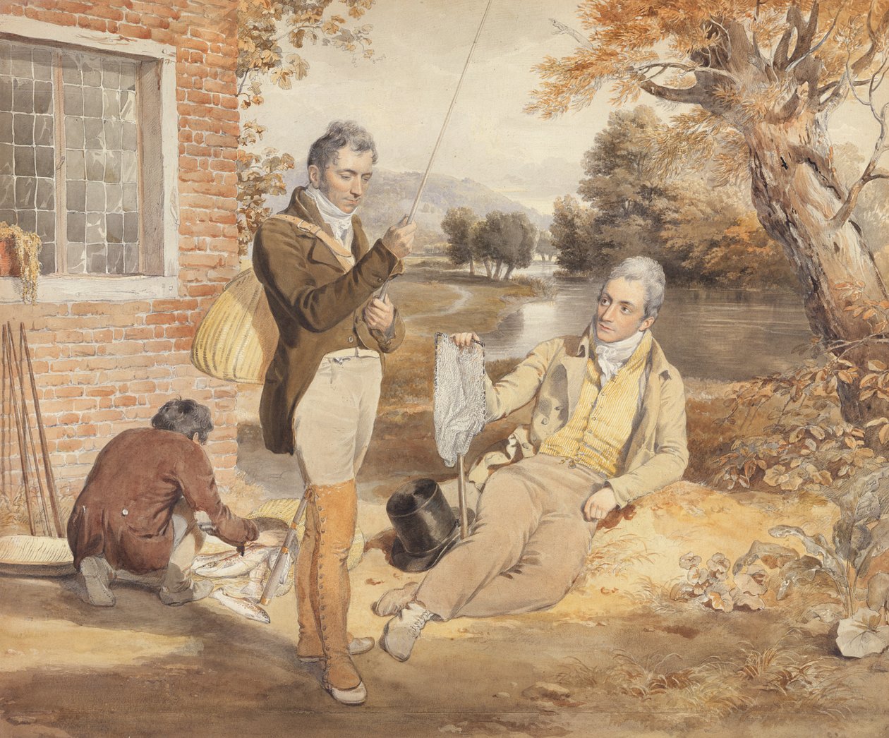 Halászat alkotó: John Frederick Lewis