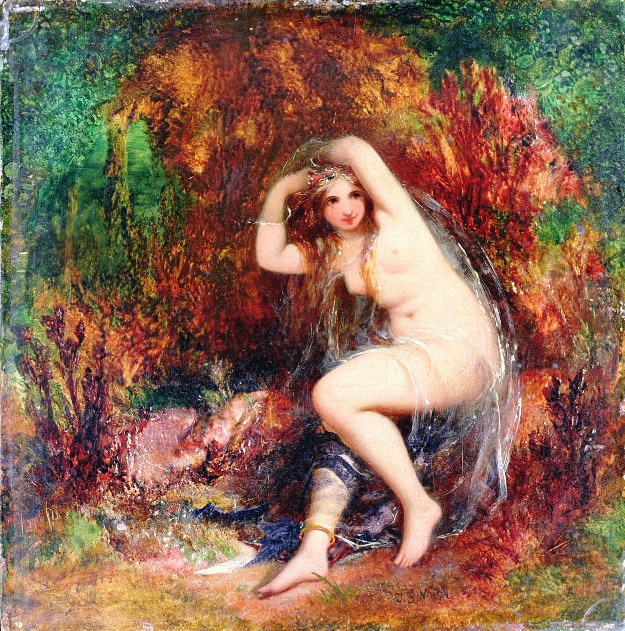 Tengeri nimfa leleplezése alkotó: John George Naish