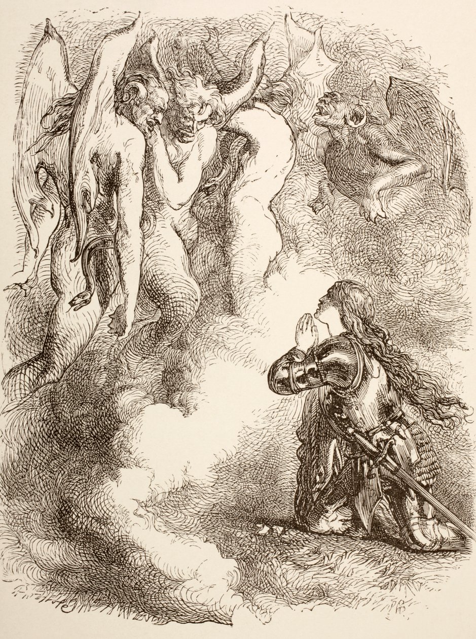 Joan la Pucelle-t barátai elhagyták, 1890 alkotó: John Gilbert