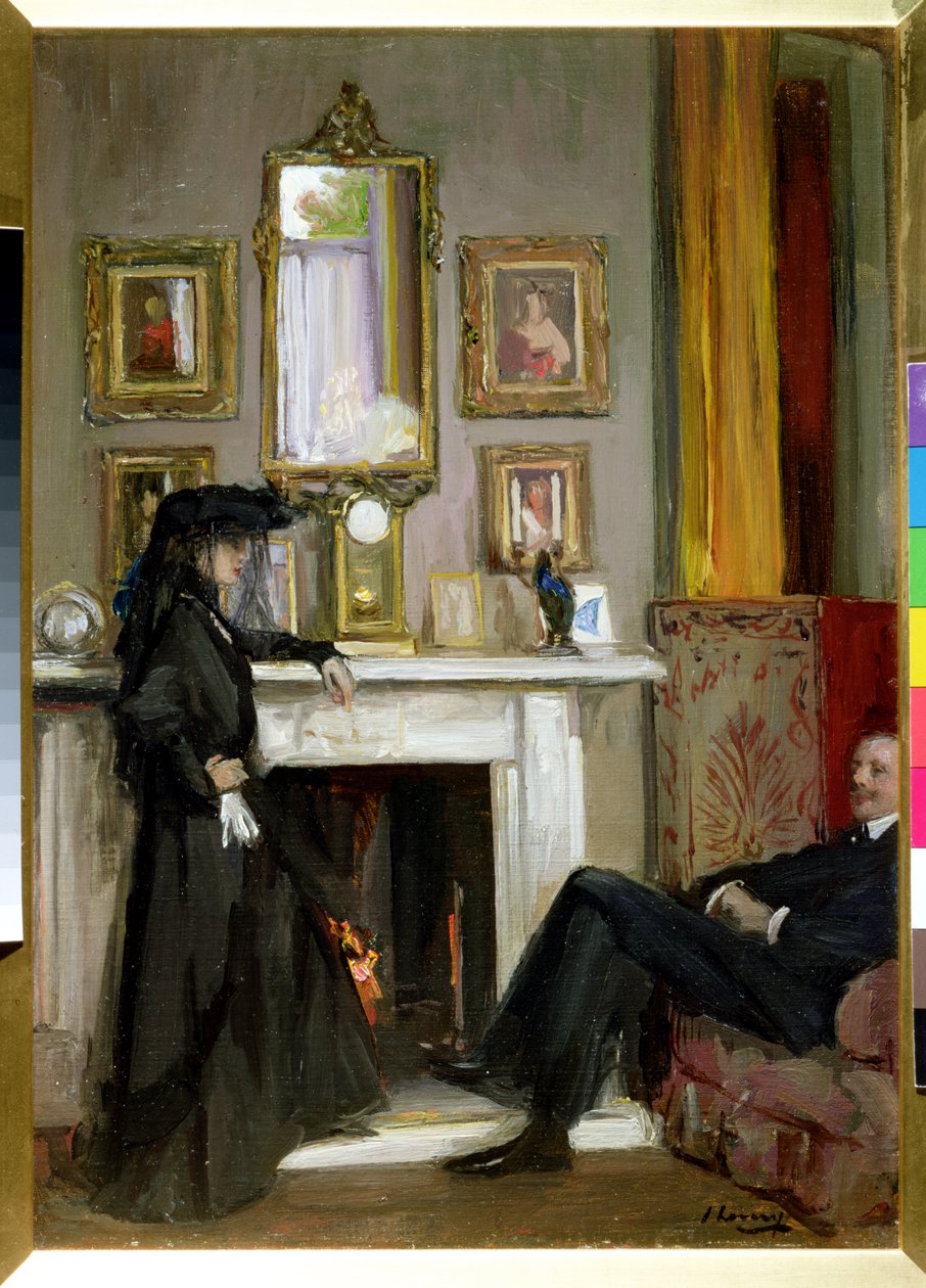 A szürke szalon, Tanger alkotó: John Lavery