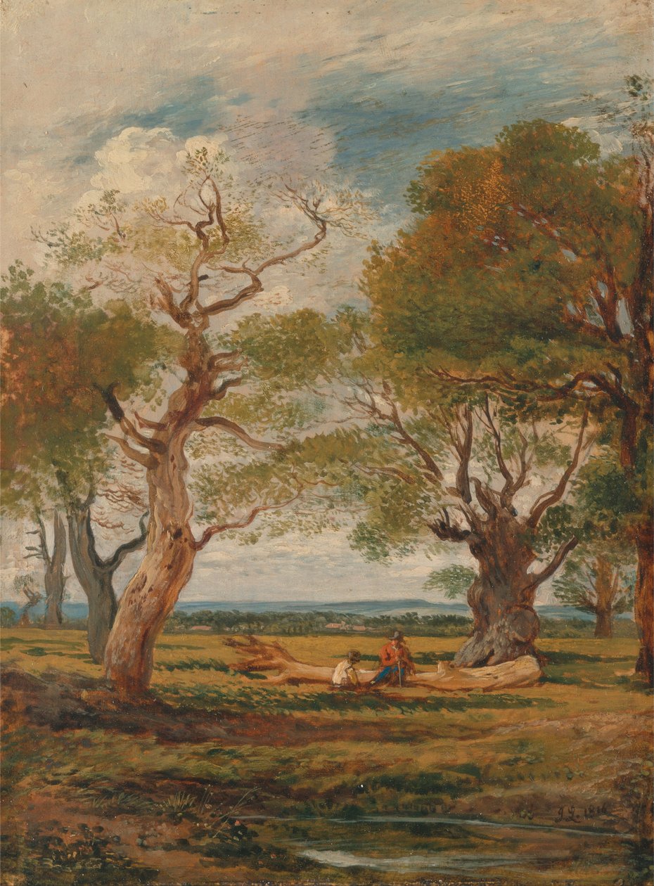 Táj ábrákkal alkotó: John Linnell