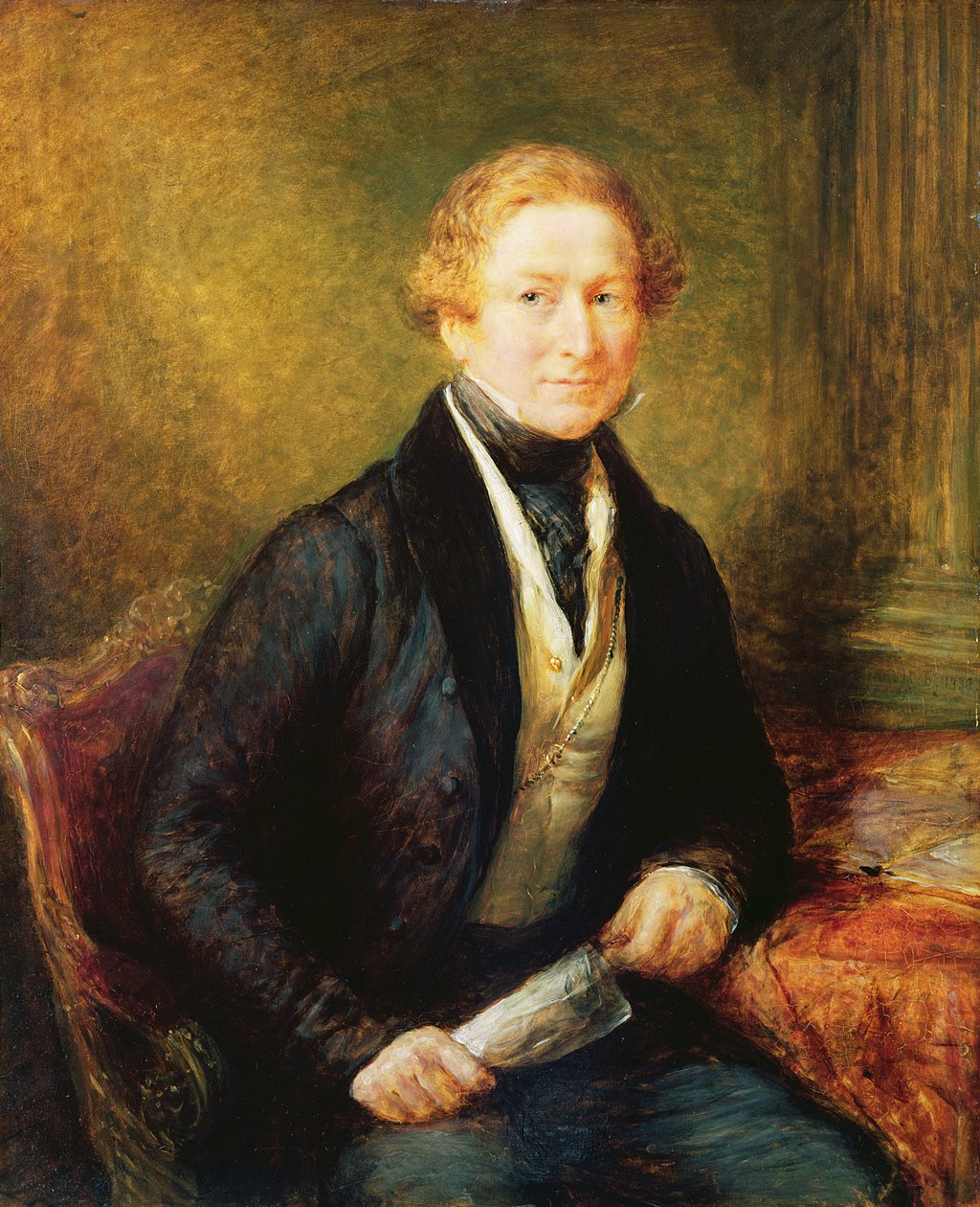 Sir Robert Peel, 1838 alkotó: John Linnell