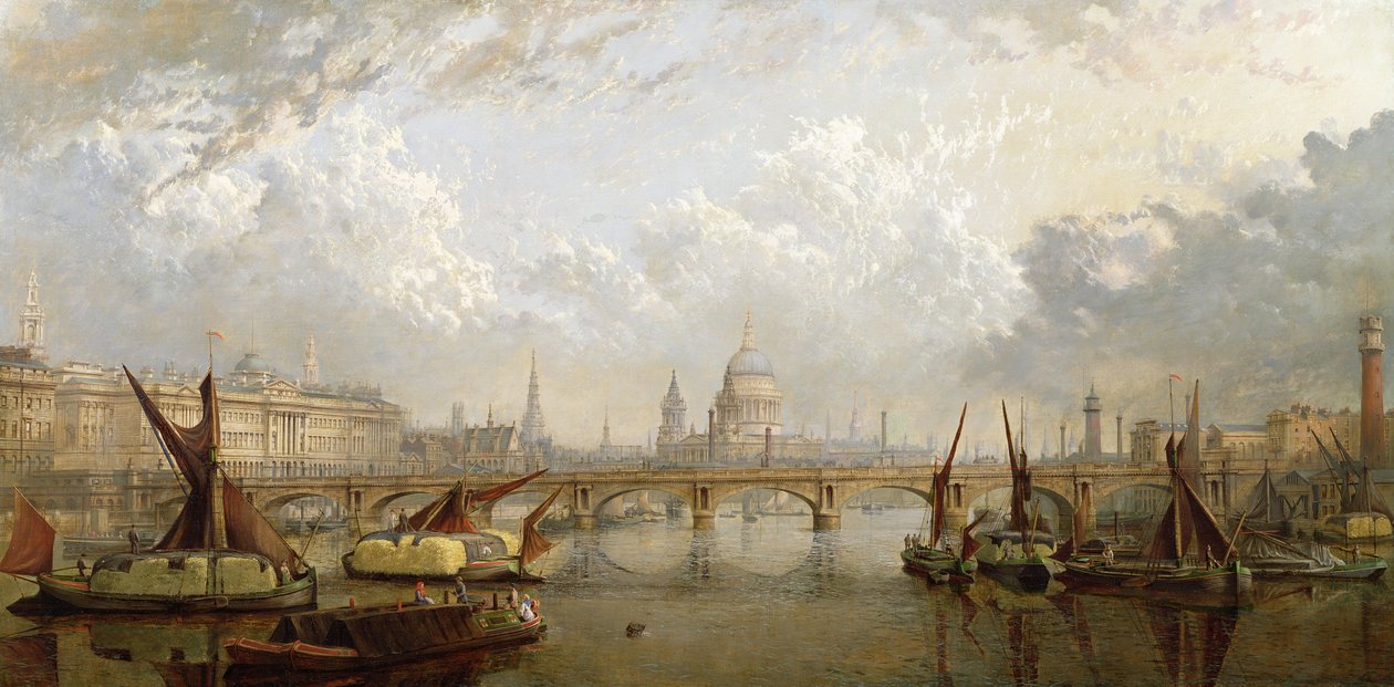 A Temze, London alkotó: John MacVicar Anderson