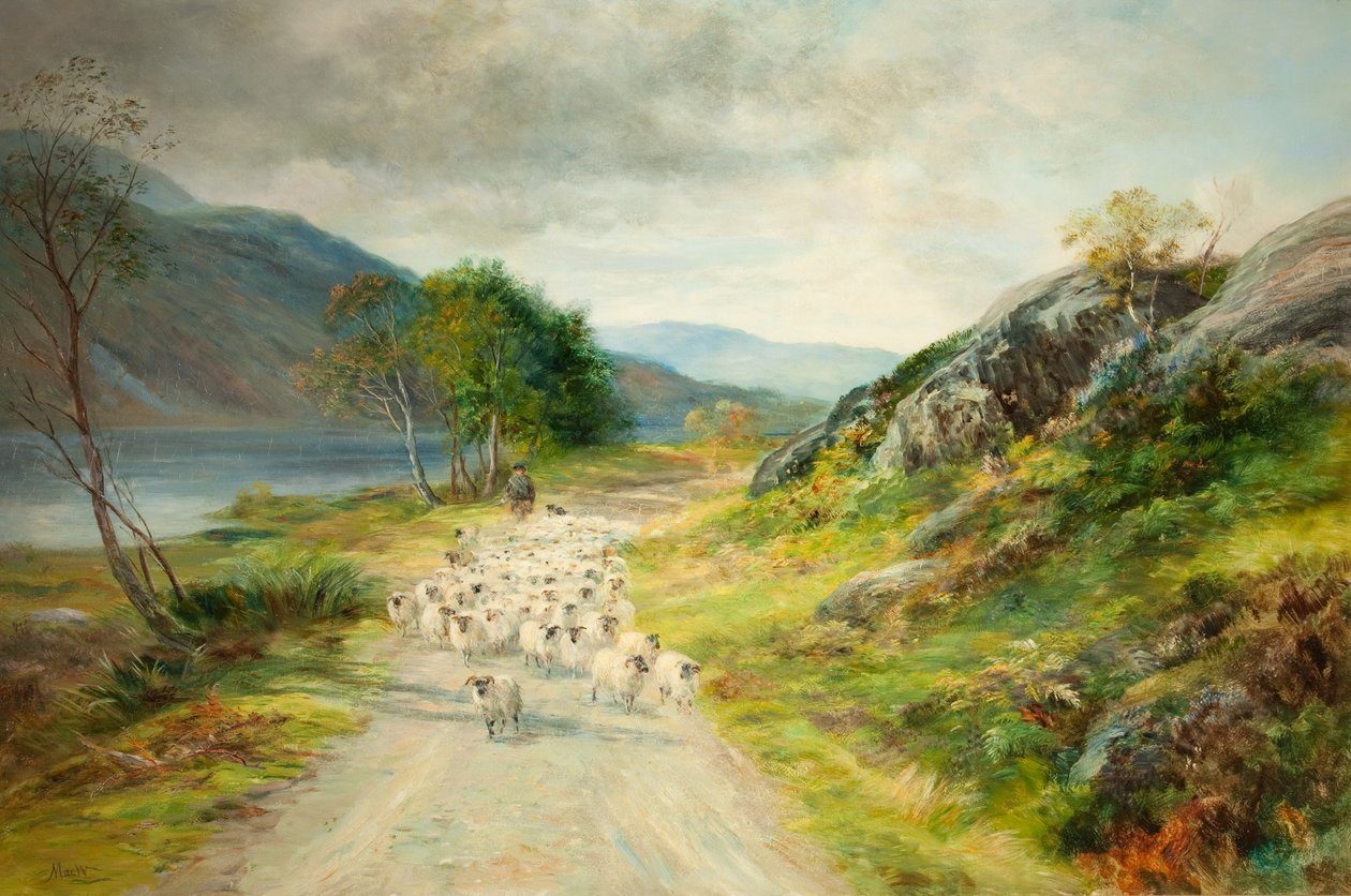 A Moidart-hegység alkotó: John MacWhirter