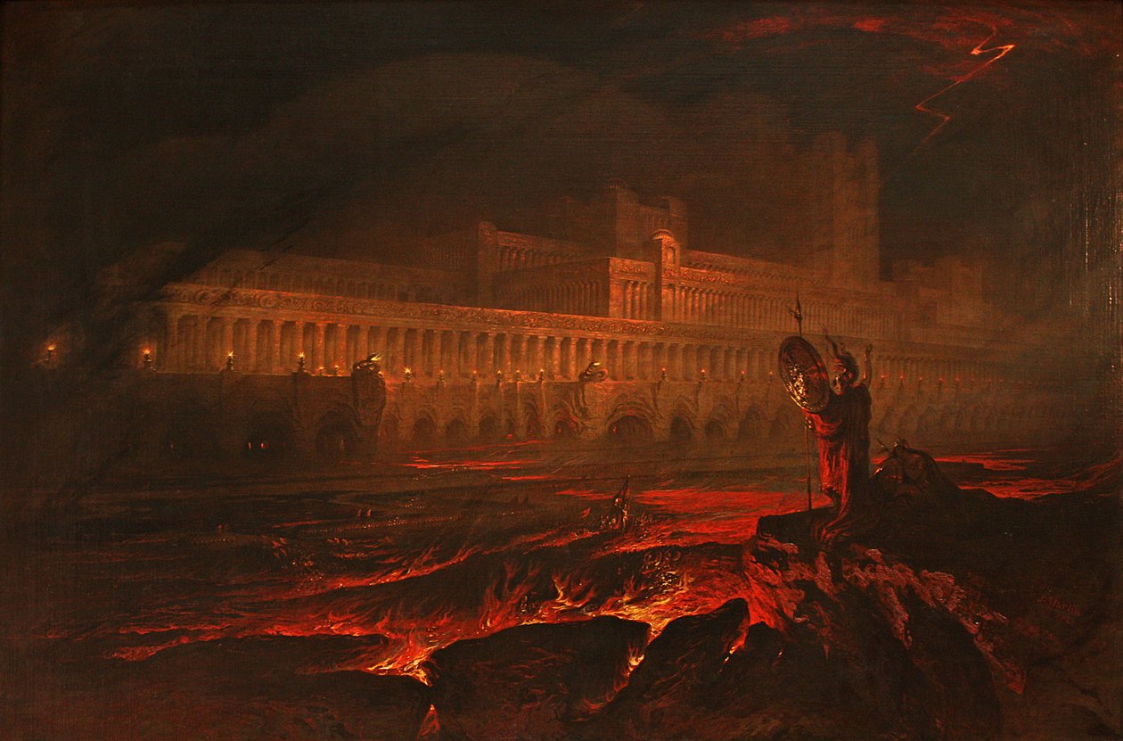 Pandemonium, 1841 alkotó: John Martin