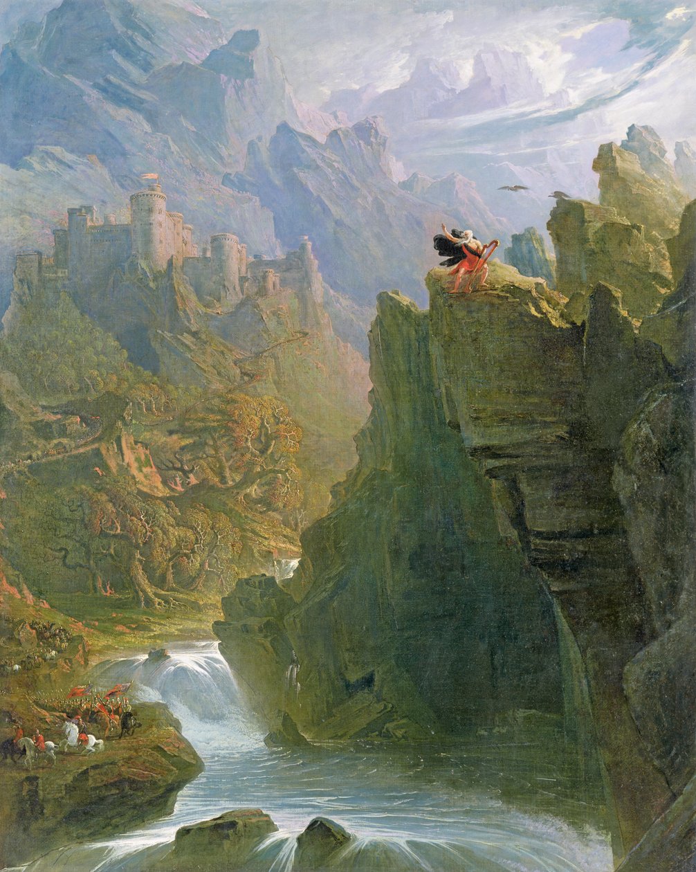 A bárd, 1817 körül alkotó: John Martin