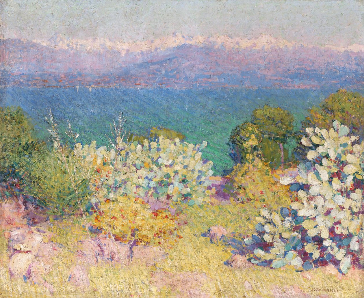 Reggel, Alpes Maritimes Antibesből alkotó: John Peter Russell