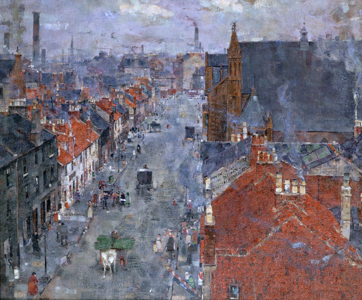 Muslin Street, Bridgeton, Glasgow alkotó: John Quinton Pringle