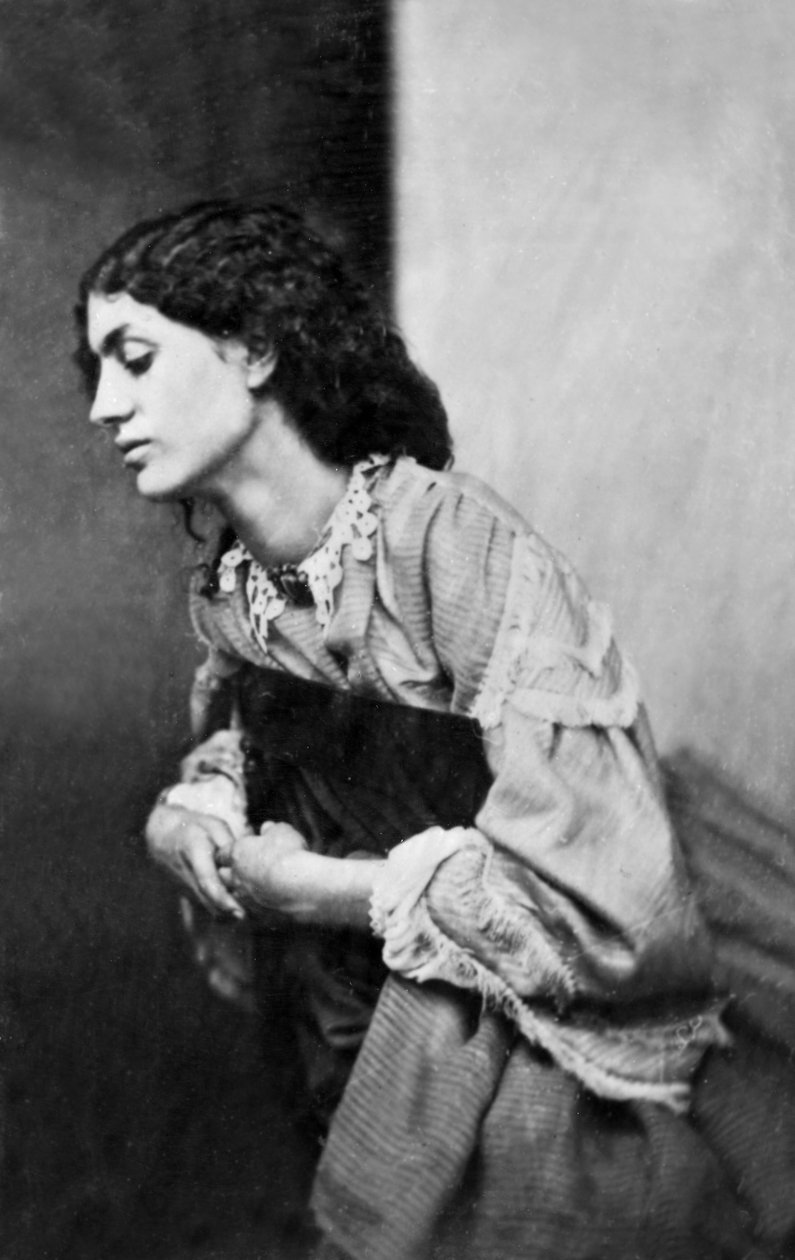Jane Morris, Dante Gabriel Rossetti, 1865 (albumnyomat) alkotó: John R. Parsons