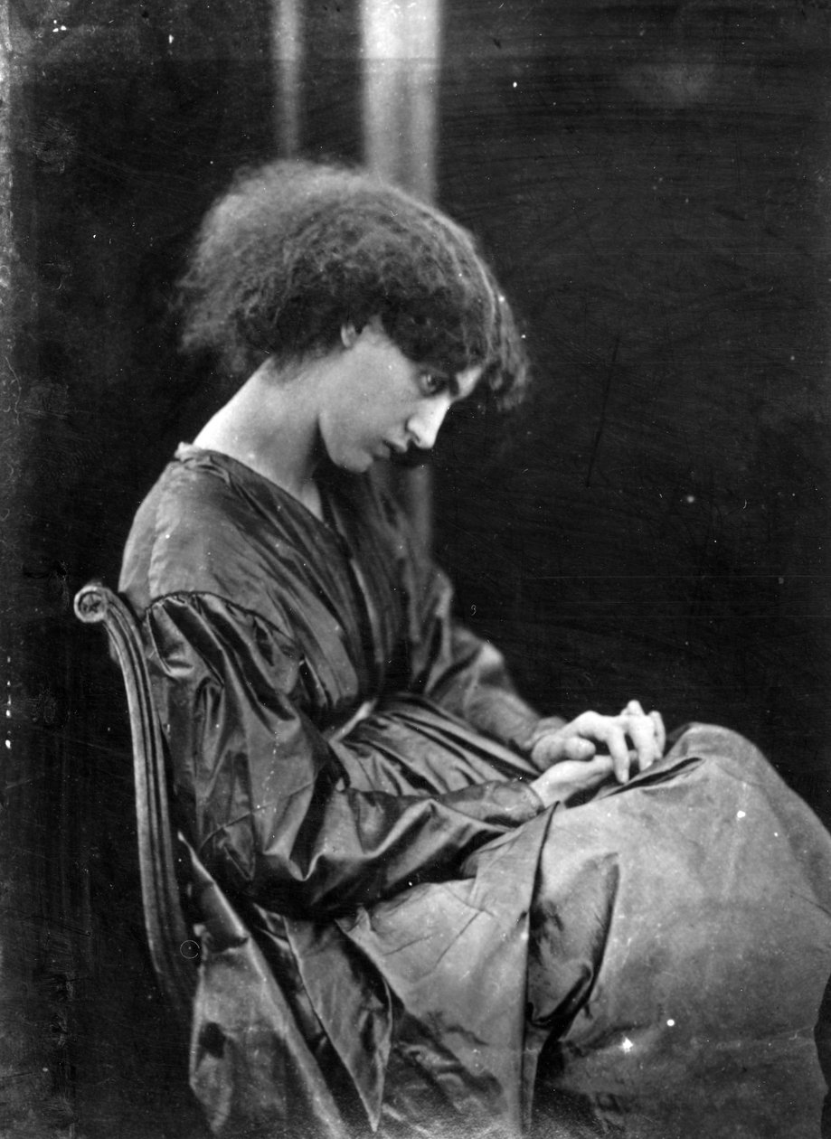 Jane Morris, Dante Gabriel Rossetti, 1865 (albumnyomat) alkotó: John R. Parsons