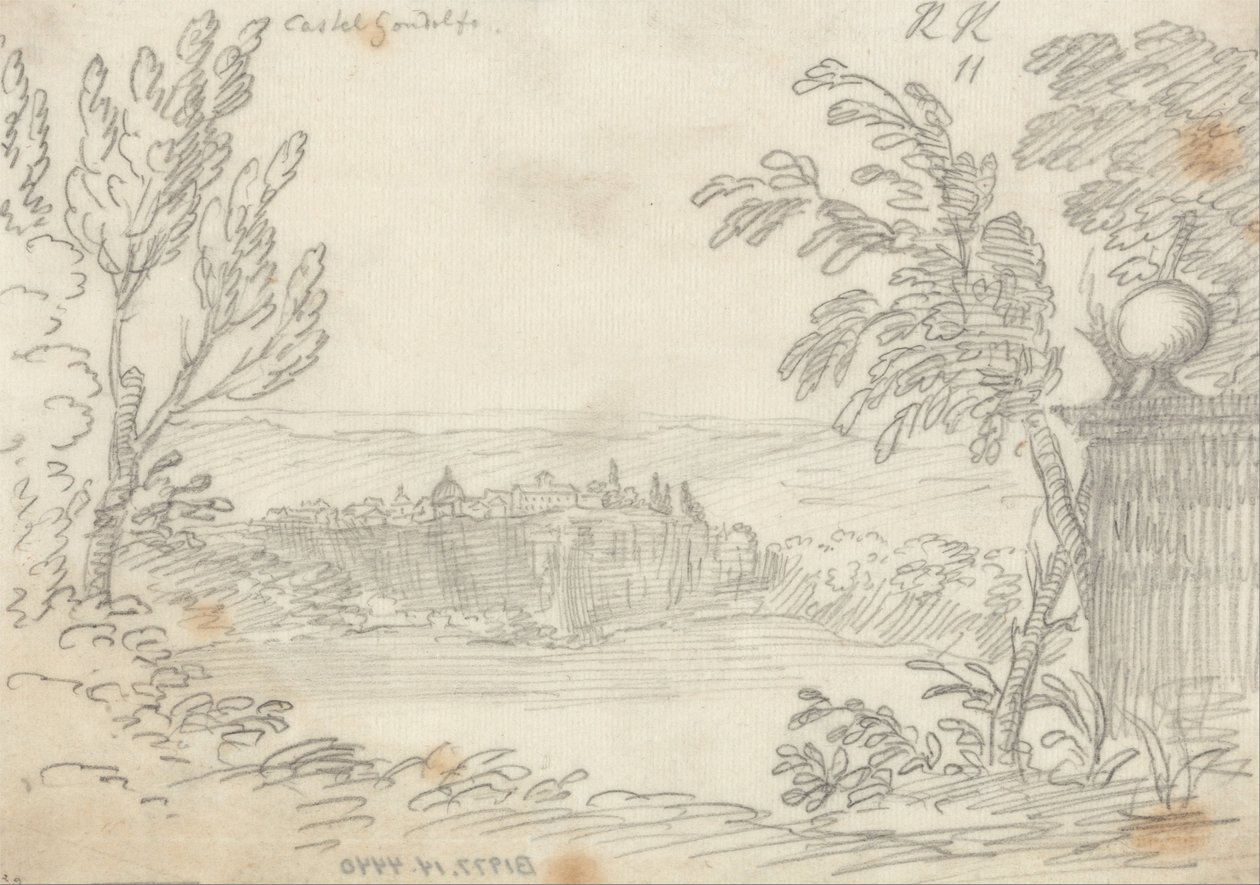 Castel Gandolfo alkotó: John Robert Cozens