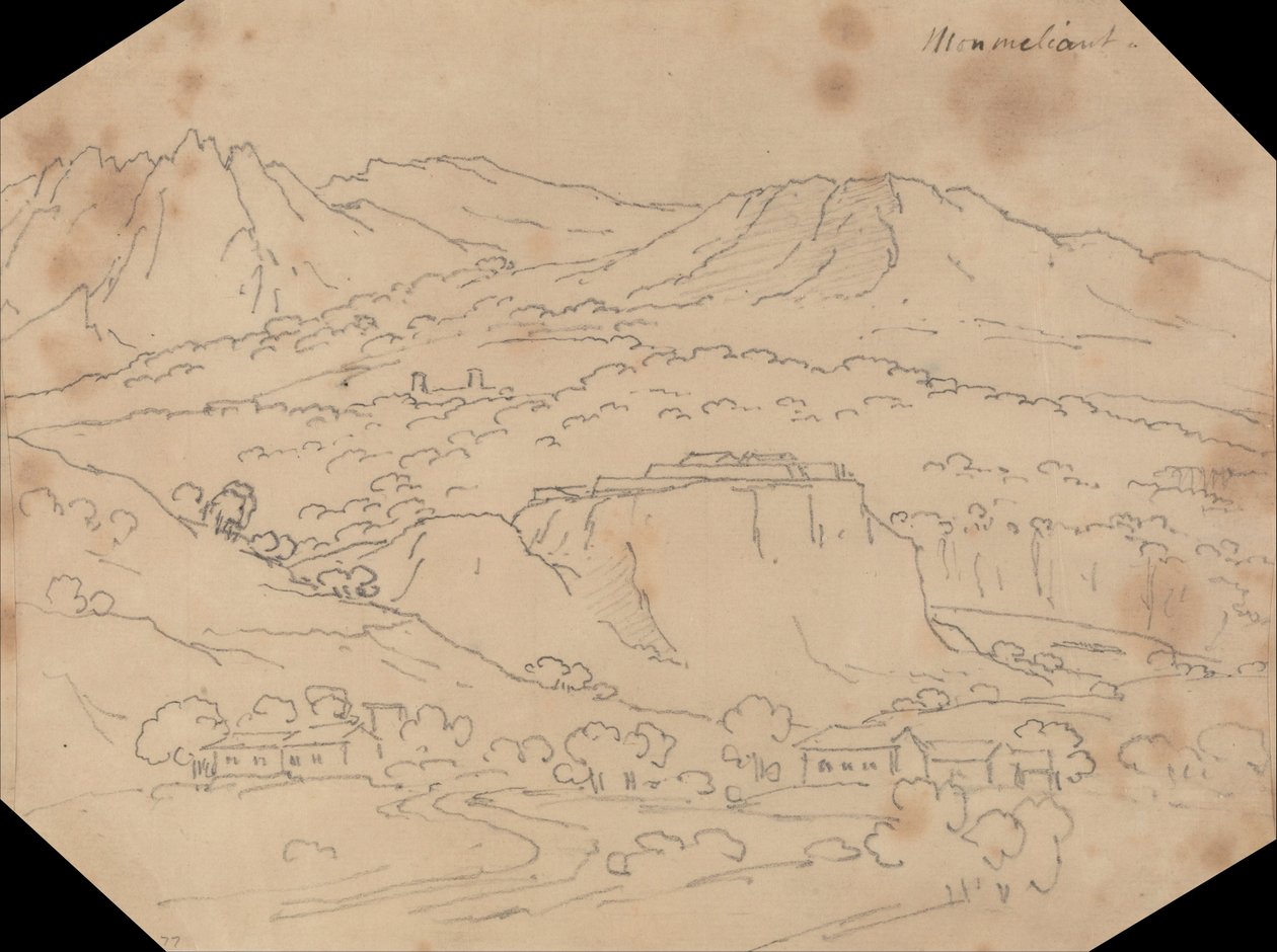 Monmeliant alkotó: John Robert Cozens