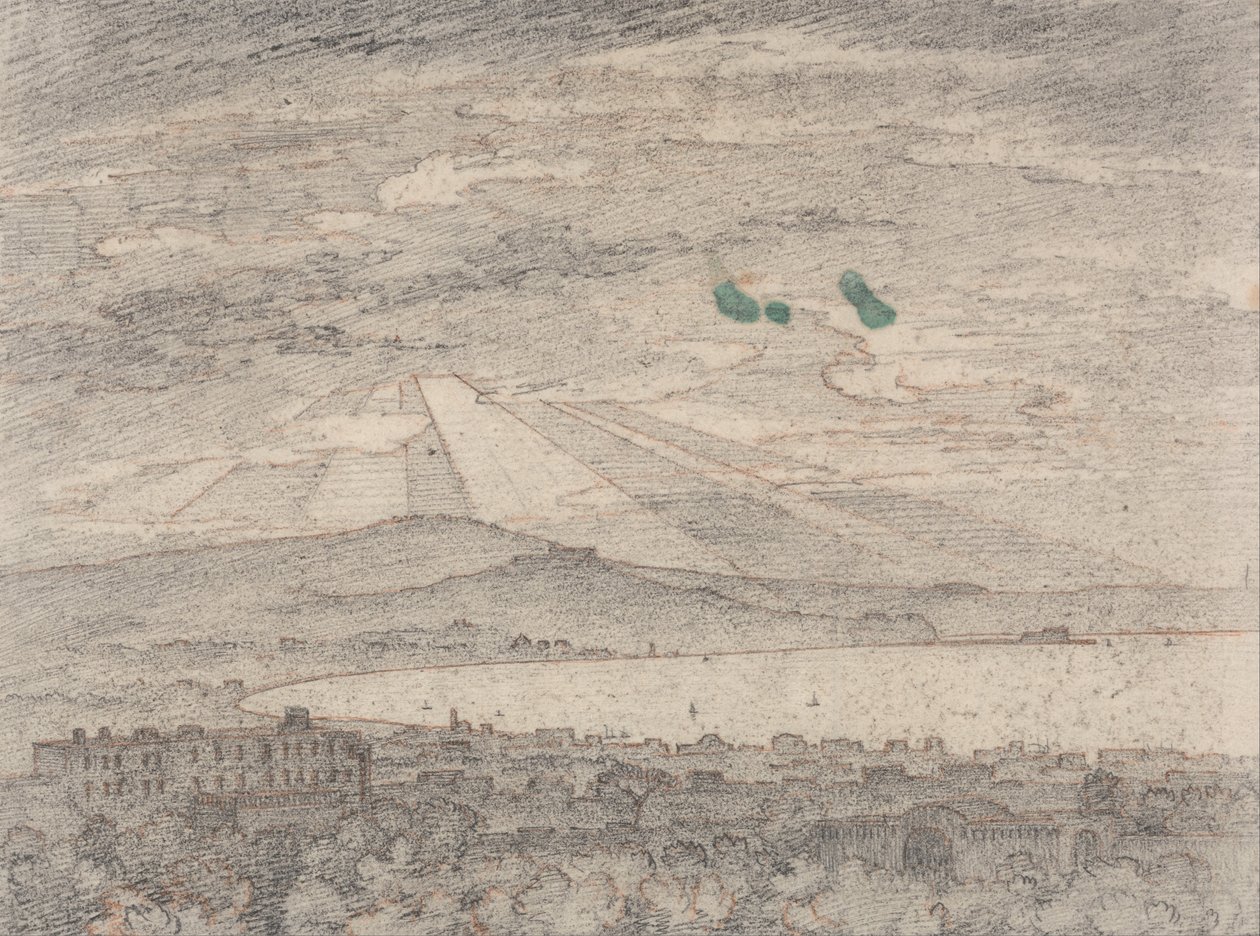 Nápoly, Sir William Hamiltons Villa, Portici alkotó: John Robert Cozens